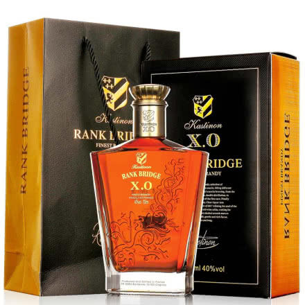 法国原瓶进口 洋酒 XO 正品凯斯帝隆 白兰地 威士忌 洋酒 礼盒套装 700ml 单瓶礼