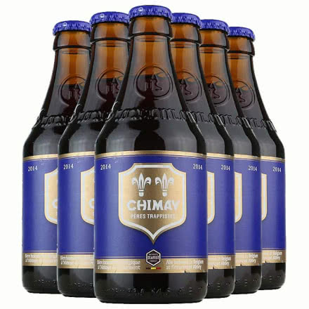 比利时进口智美蓝帽修道院精酿啤酒330ml（6瓶装）
