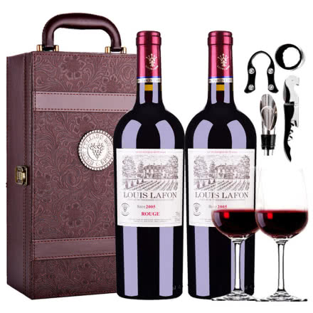路易拉菲公爵古堡干红葡萄酒750ml（2瓶皮箱礼盒装）
