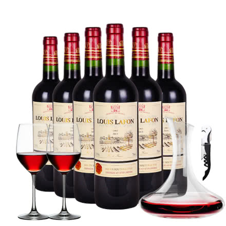 路易拉菲(LOUIS LAFON)干红葡萄酒12%vol法国原瓶进口红酒整箱750ml*6