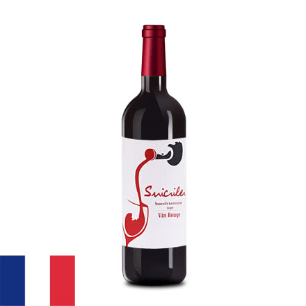 12°法国苏克雷红葡萄酒750ml