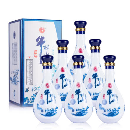 牛栏山白酒二锅头典藏15青花瓷瓶 清香型 42度白酒500ml整箱装