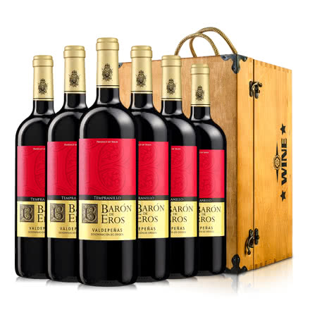 【红酒礼盒】西班牙梦诺爱神干红葡萄酒750ml*6