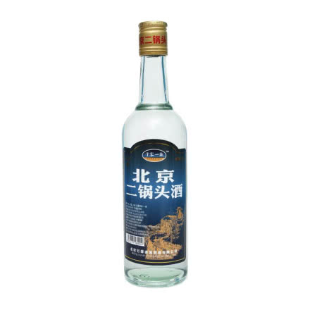 42°北京二锅头酒 于客一族 蓝标 清香型白酒500ml