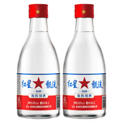 65°北京红星二锅头甑流2L（2瓶装）高度白酒
