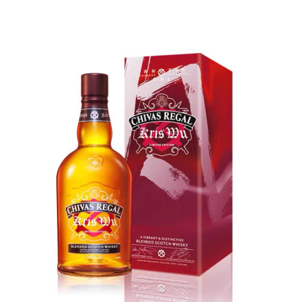 40°英国芝华士X吴亦凡调和不平凡限量版苏格兰威士忌-红盒装700ml