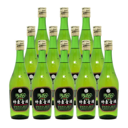 【老酒】45°竹叶青酒500ml×12瓶（2012年）