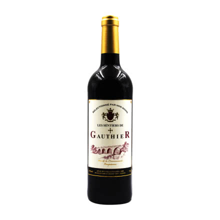 法国原装进口 法国圣加尔 12%vol 干型 圣加尔干红葡萄酒 750ml单瓶装