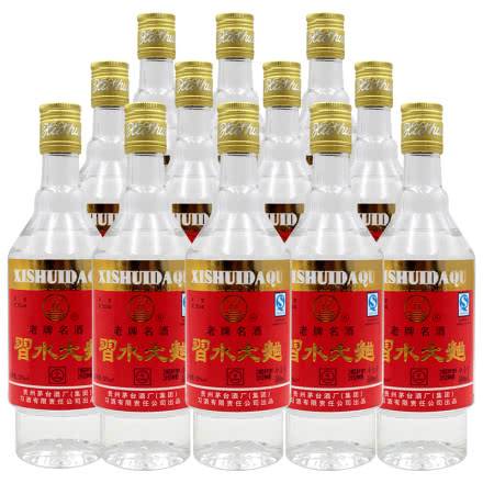 【老酒】52°贵州茅台酒厂(集团)习酒习水大曲浓香型白酒500ml*12瓶（2012年）
