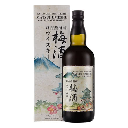 松井（Matsui Umeshu）梅酒 日本进口洋酒 松井威士忌梅酒 700ml