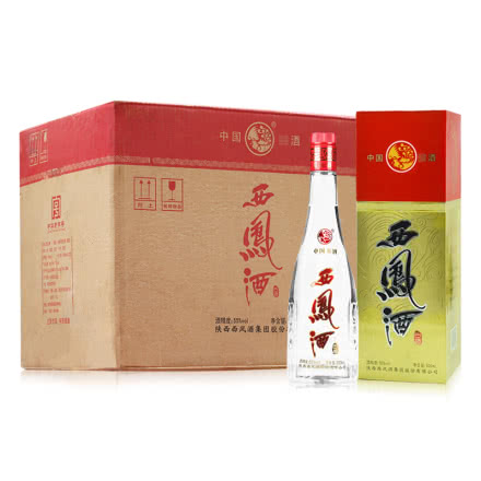 55度西凤酒古酒凤香型白酒（2014年）陈年老酒收藏酒 500ml*12瓶 整箱