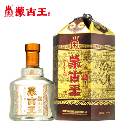 蒙古王39度金帐3系列单瓶500ml浓香型白酒