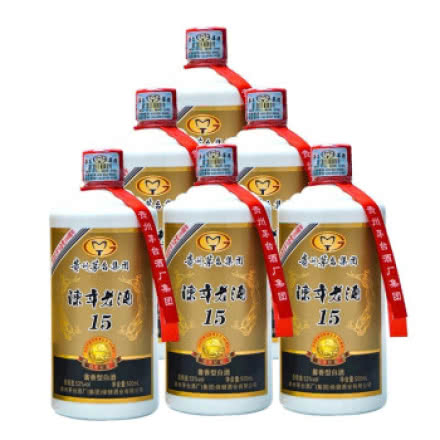 53°贵州茅台集团 陈年老酒15 酱香型白酒整箱500ML （6瓶装）