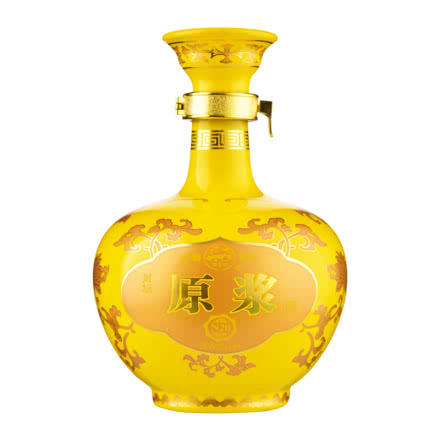52°汾酒集团杏花村封坛原浆(n20)帝王黄清香型白酒475ml(2017年生产)