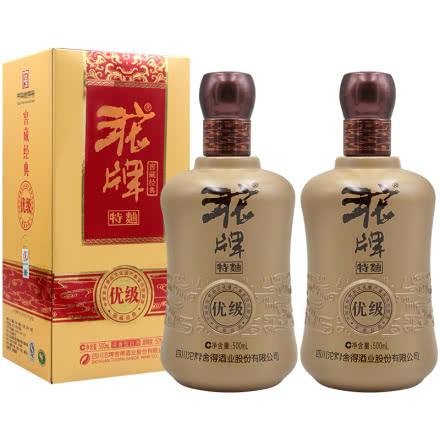 【老酒】50°沱牌特曲窖藏经典浓香型白酒500mlx2瓶（2016年）