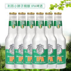 比利时原瓶进口 LION利昂小狮子IPA（6号）精酿啤酒 铝罐装 330ml*6瓶