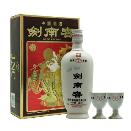 38度剑南春陈年老酒（90年代）瓷瓶礼盒装 收藏老酒