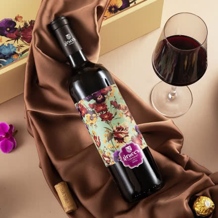 西班牙原瓶进口红酒 高麓圣典园红兰花DO级 祖玛爱罗/丹魄干红葡萄酒750ml单支装