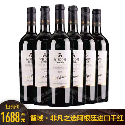14.5°阿根廷原瓶进口干红葡萄酒智域门多萨产区750ml*6