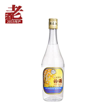 【2015年生产】山西汾酒杏花村 53度汾酒清香型白酒500ml（单瓶装）