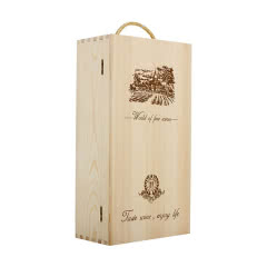 红酒木盒两支装红酒盒木质葡萄酒盒2只红酒木箱木盒