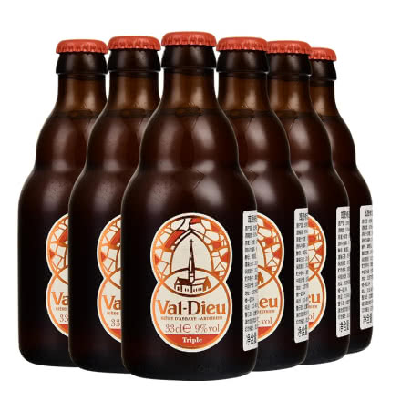 瓦图比利时修道院三料啤酒330ml（6瓶）