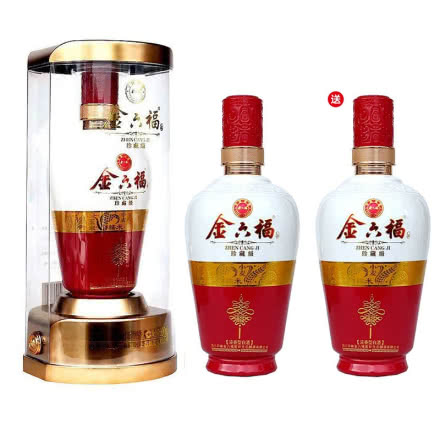【买一送一】50°金六福 珍藏级 浓香型白酒礼盒装单瓶500ml
