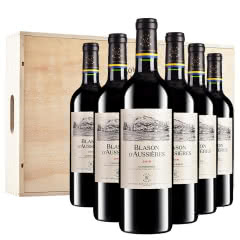 拉菲 法国原瓶进口红酒 罗斯柴尔德 奥西耶徽纹干红葡萄酒 木箱装750ml*6