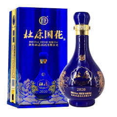 杜康酒 50度 杜康国花蓝瓷（2020）  500ml浓香型白酒单瓶
