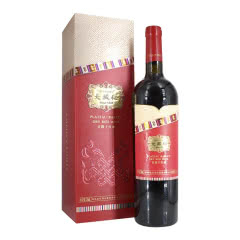 香格里拉大藏秘民族纪念版青稞干红葡萄酒礼盒装11度750ml