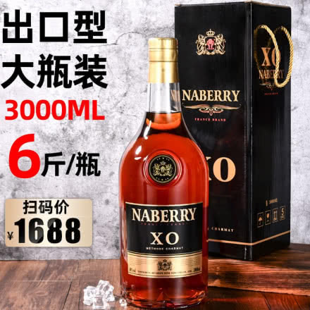 40°纳百德正品洋酒超大瓶3L【约6斤】【扫码价1688】