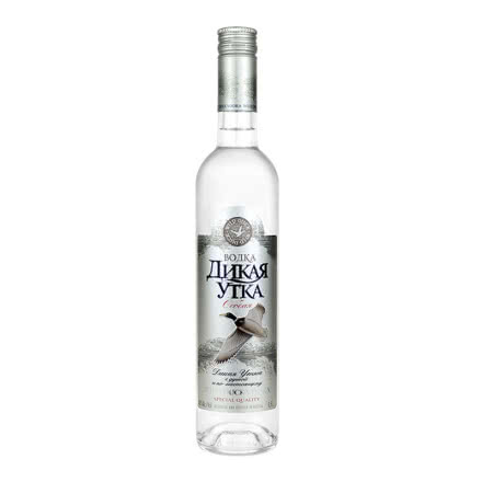 40°俄罗斯进口伏特加vodka银雁伏特加洋酒鸡尾酒500ml单瓶装