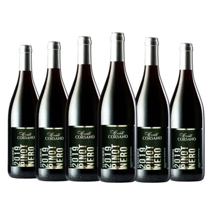 意大利红酒原瓶进口 托斯卡纳红酒 康特卡萨诺黑皮诺干红葡萄酒750ML（6支整箱）