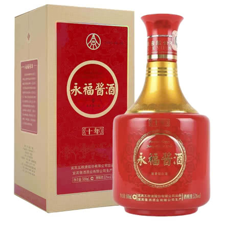 融汇老酒 53度 五粮液公司 永福酱酒 酱香型（2011年）500mlx1瓶