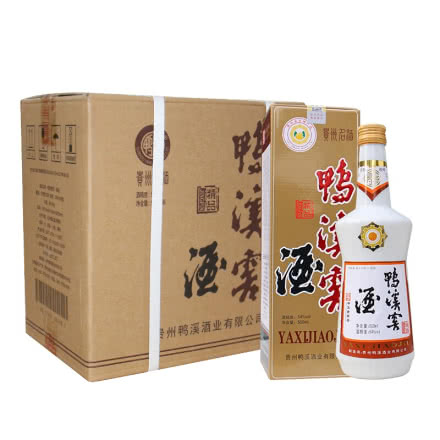 贵州鸭溪窖精品54度浓香型白酒500ml*6瓶整箱