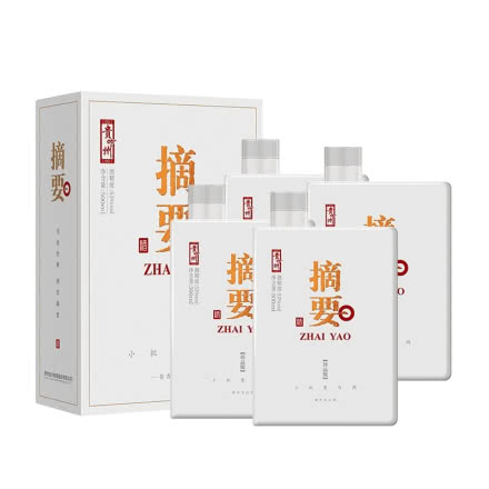 53°贵州金沙摘要珍品版2.0（第二代）升级装酱香型500ml*4瓶 整箱