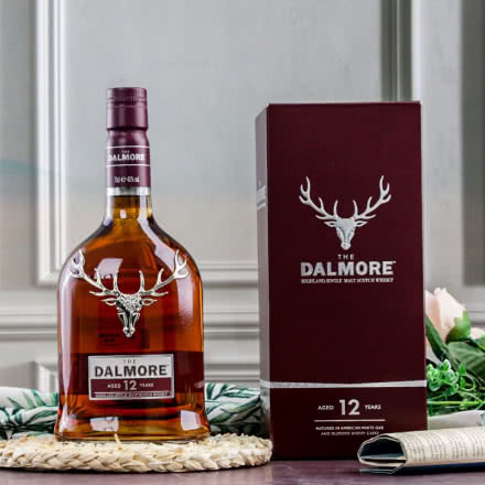 大摩（The Dalmore) 苏格兰单一麦芽威士忌 大摩12年 700ml