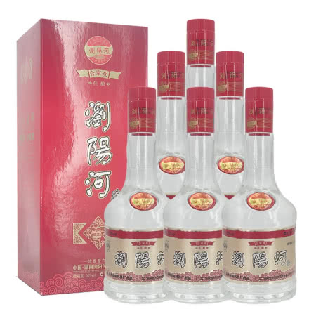 老酒 浏阳河酒 50度 浓香型白酒 2011年 475mlx6瓶