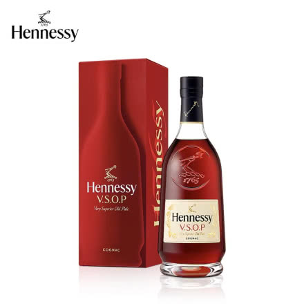 40度法国轩尼诗（Hennessy）洋酒 VSOP干邑白兰地 700ml