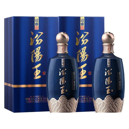 山西汾阳王 45度清雅30 清香型白酒 500ml*2瓶