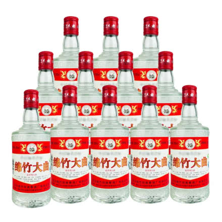 老酒 52°剑南春酒厂绵竹大曲500ml（12瓶装）2012年